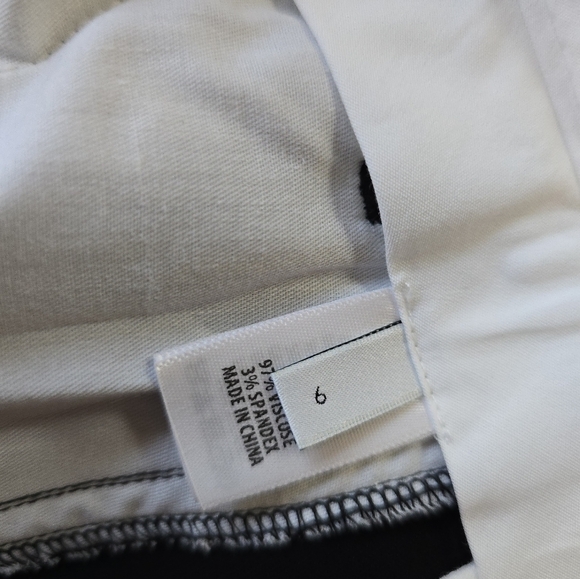 ST. JOHN Black Pleated Wide Leg Ankle Pants Trousers Size 6 Nwt - Picture 8 of 9